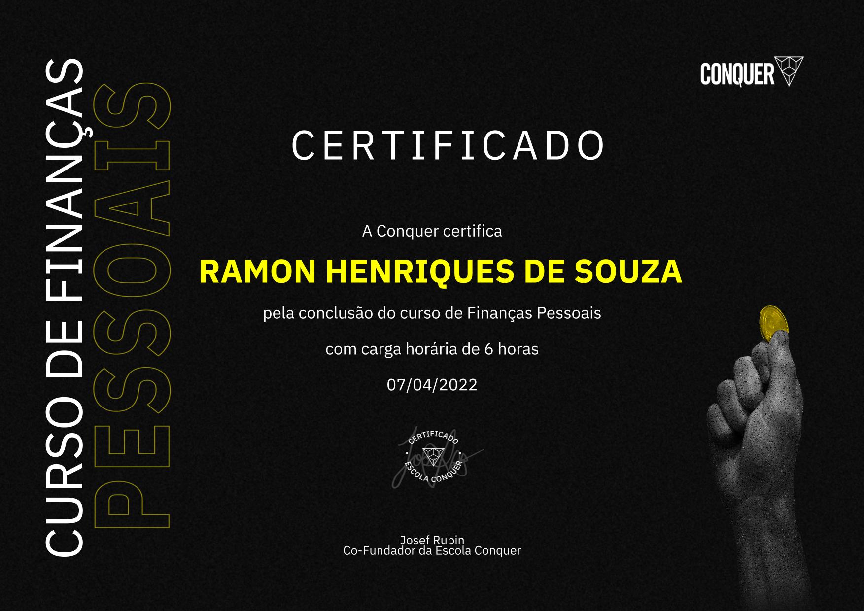 Certificado de Finanças Pessoais
